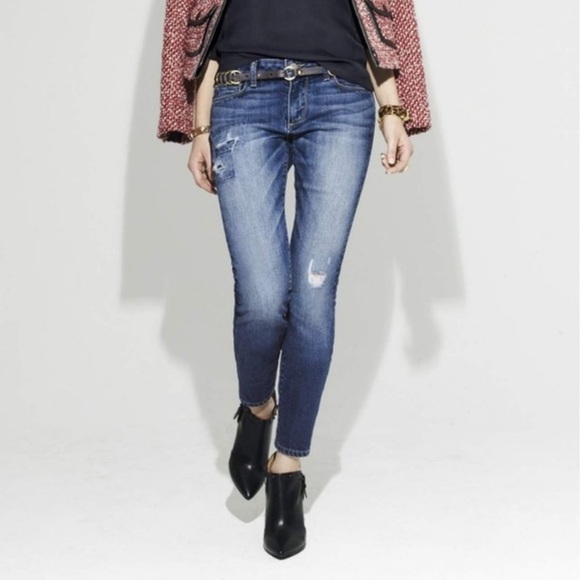 PAIGE distressed skyline ankle peg - Picture 2 of 8